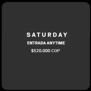 Boletas Anytime Disponibles para el Sábado 11 de Mayo - Core Tomorrowland Medellín, Precio único, Tercera Etapa, Ultimas Entradas Disponibles.